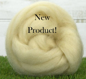 British Farm Blend 56's Wool Top ~ 1 lb