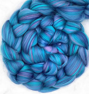 Bamboo Top Dyed Spinning Fiber ~ Mermaid / 2 Oz Add-Ins