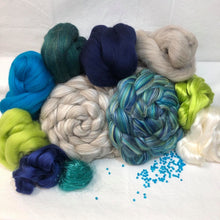 Beach Life! ~ Luxury Double Braid With Cashmere Spinning Kit Stitch Marker Included!