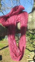 Beaded Raspberry Crush | Handspun Yarn | DK Weight | 116 Yards