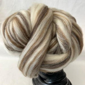 NEW! Best of British Wool Top | Natural Shetland/BFL/Manx Loaghtan Blend / 4 oz