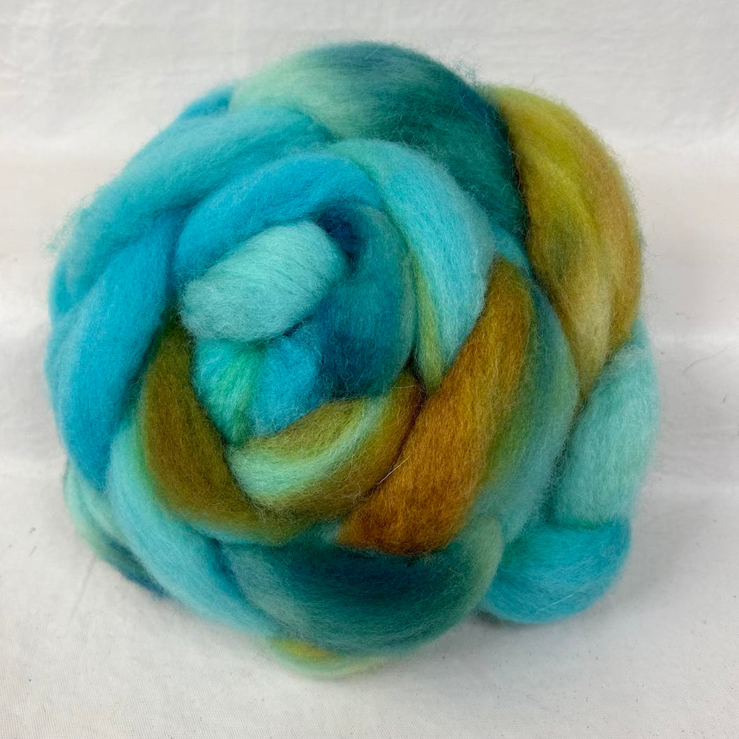 Bluefaced Leicester Wool Top Braid (BFL17) ~ Hand Dyed ~ 4 oz