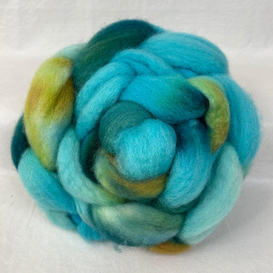 Bluefaced Leicester Wool Top Braid (BFL18) ~ Hand Dyed ~ 4 oz