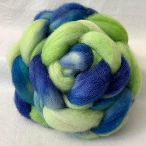 Bluefaced Leicester Wool Top Braid (BFL21) ~ Hand Dyed ~ 4 oz