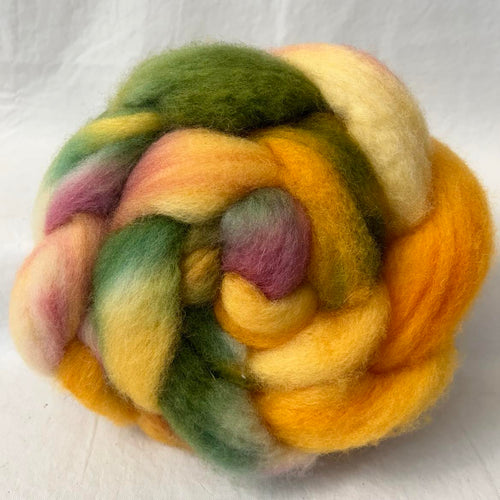 Bluefaced Leicester Wool Top Braid (BFL23) ~ Hand Dyed ~ 4 oz