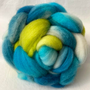 Bluefaced Leicester Wool Top Braid (BFL27) ~ Hand Dyed ~ 4 oz