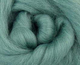 Merino Combed Top, Dyed Wool, Teal / 4 oz