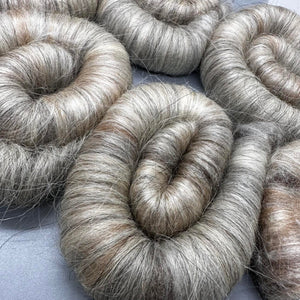 Fiber Art Rolag Bundle Caramel Creams 2 Oz (Gmrb31) ~ Fairytailspun Rolags