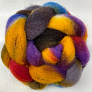 Cheviot Cross Wool Braid (CC53) ~ USA Farm Blend, Hand Painted, 4 oz