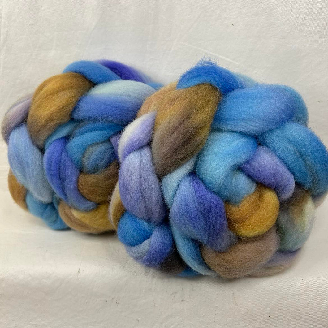 Cheviot Top DOUBLE Braid Set ~  1/2 a Pound!! ~ Hand Dyed (CT120)