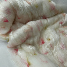 "Confetti Series: Shabby Chic" (SKU5262) ~ Decadent Art Batt with White Cashmere! 4.6 oz