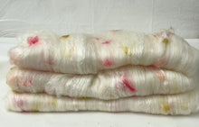 "Confetti Series: Shabby Chic" (SKU5262) ~ Decadent Art Batt with White Cashmere! 4.6 oz