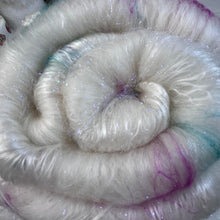 "Confetti Series" (SKU121042) ~ Decadent Art Batt with White Cashmere! 4.6 oz