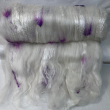 "Confetti Series" (SKU121043) ~ Decadent Art Batt with White Cashmere! 4.8 oz