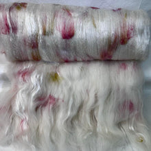 "Confetti Series: Shabby Chic!" (SKU121744) ~ Decadent Art Batt with White Cashmere! 5.9 oz