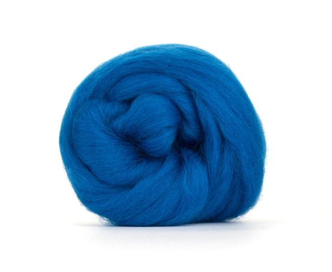 Merino Combed Top Dyed Wool Aquamarine ~ 4 Oz Fiber