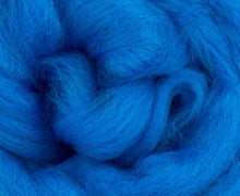 Corriedale Dyed Wool Top ~ Mediterranean 4 Oz Fiber