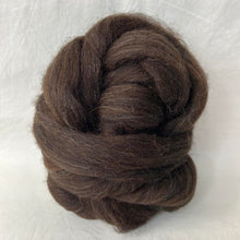 Corriedale Natural Brown Wool Top, 3.3 oz