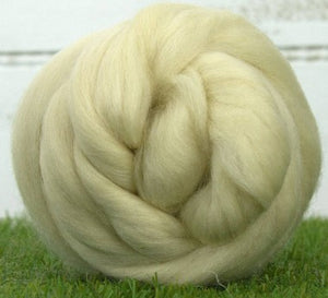 Corriedale Natural Wool Top, 4 oz.