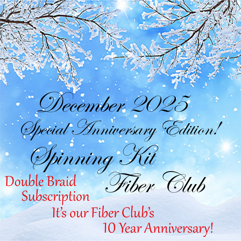 Fiber Club DOUBLE BRAID Napa Valley Fiber Spinning Club Kit