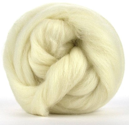 Exmoor Horn Natural Wool Top, 4 oz