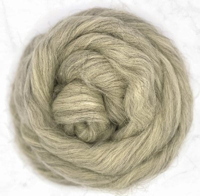 Faroe Island Natural Light Grey Wool Top, 4 oz