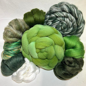 NEW! "Fields of Green" ~ Premium Double Braid Spinning Kit