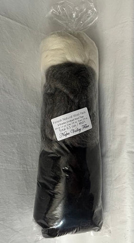 Finnish Natural Wool Pack Fiber Tasting #NF1 / 6.5 oz