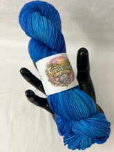 Flock Sock: Azure | 75/25 Superwash Merino/Nylon Fingering Weight Yarn | 436 yds