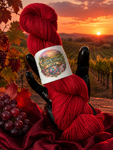 Flock Sock: Crimson | 75/25 Superwash Merino/Nylon Fingering Weight Yarn | 436 yds