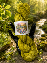 Flock Sock: Peridot | 75/25 Superwash Merino/Nylon Fingering Weight Yarn | 436 yds