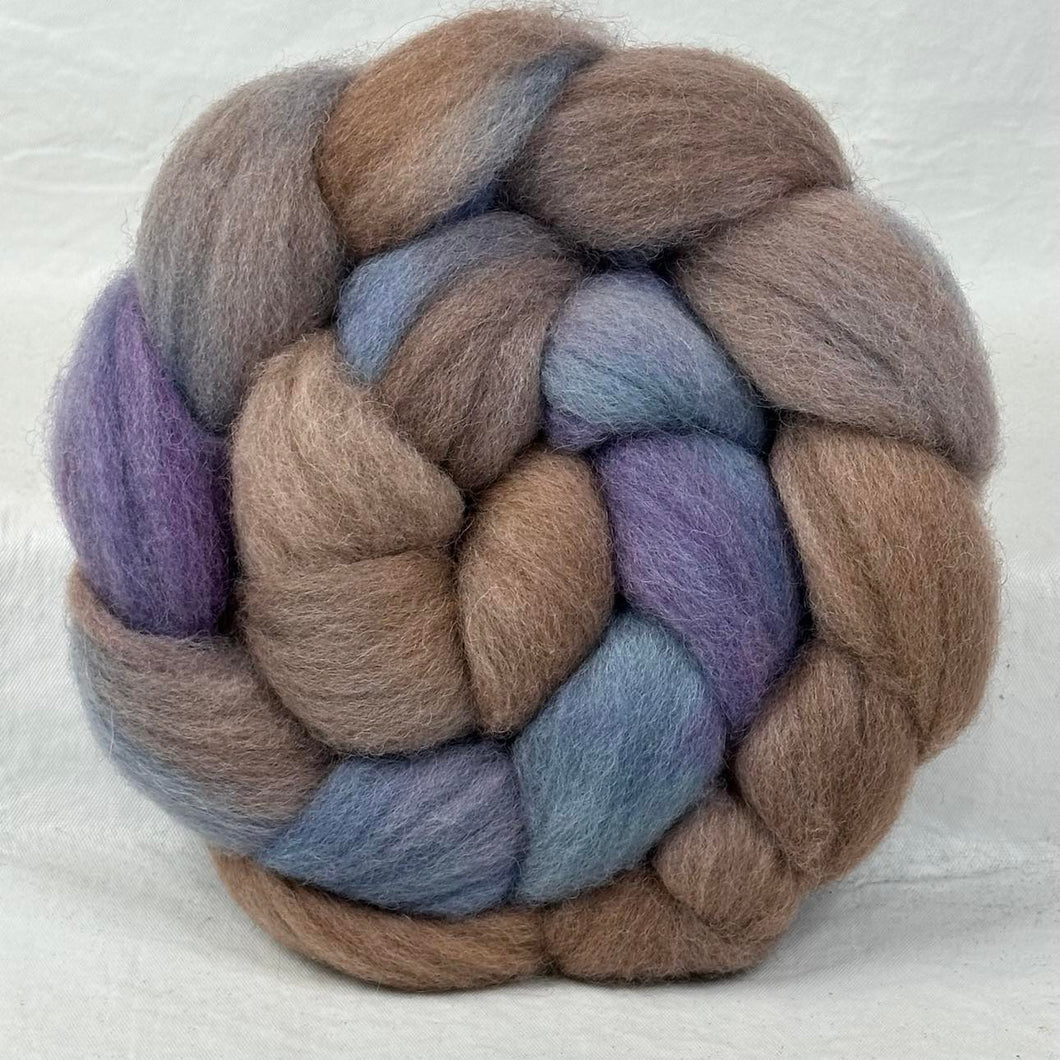 Cheviot Wool Top Braid ~ Hand Dyed 27-33 Micron ~ 4 oz ~ (GCT99) ~ Handmade By: FairyTailSpun Fiber