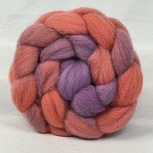 Cheviot Wool Top Braid ~ Hand Dyed 27-33 Micron ~ 4 oz ~ (GCT96) ~ Handmade By: FairyTailSpun Fiber