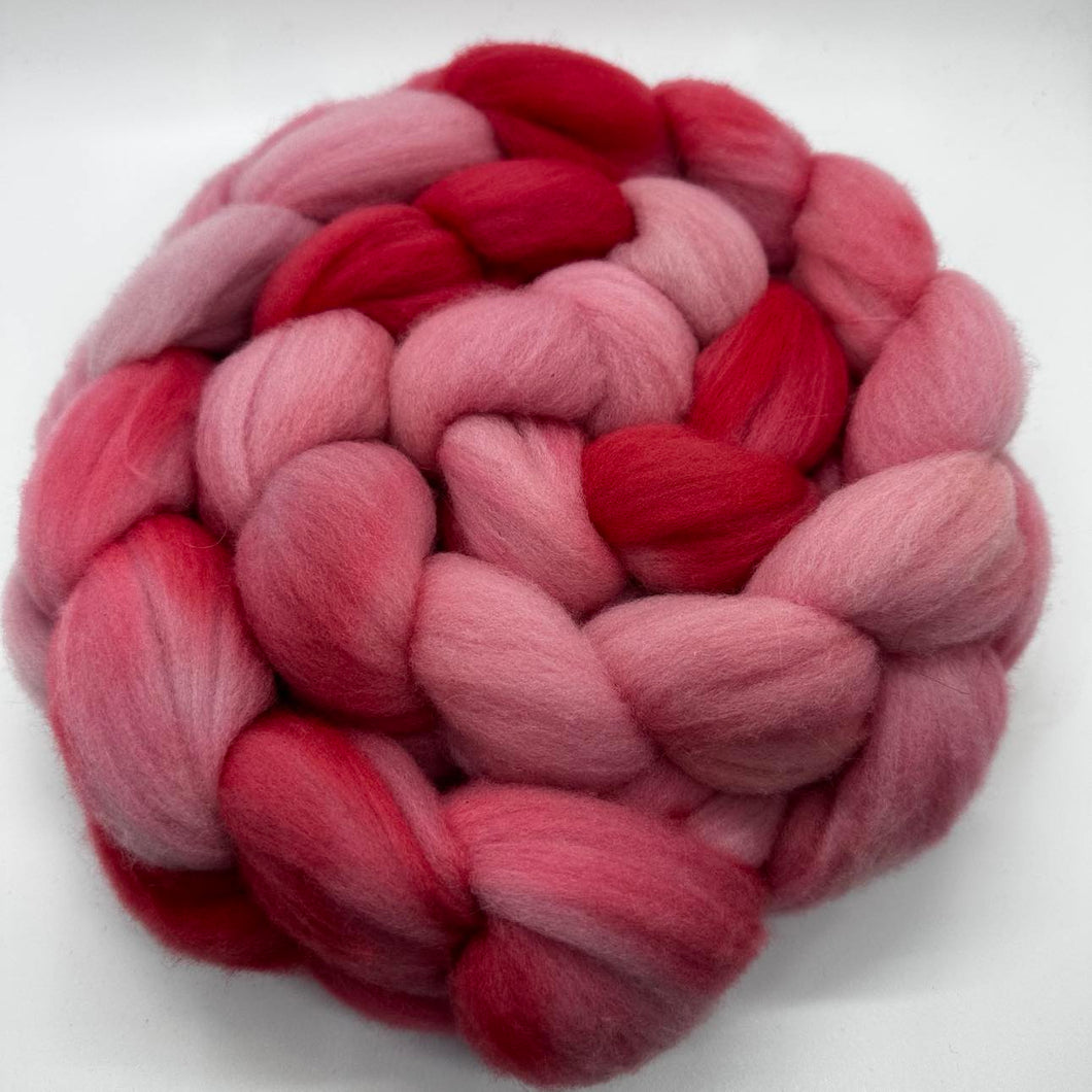 Rambouillet (French Merino) Wool Braid (Grbt13) ~ Hand Dyed By Fairytailspun Fiber 4 Oz