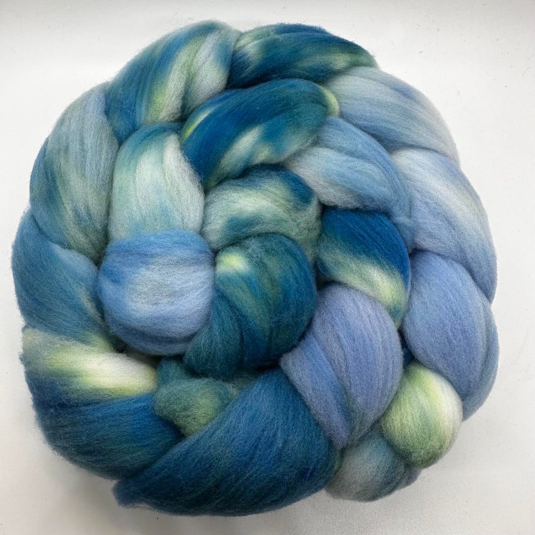 Rambouillet (French Merino) Wool Braid (Grbt18) ~ Hand Dyed By Fairytailspun Fiber 4 Oz