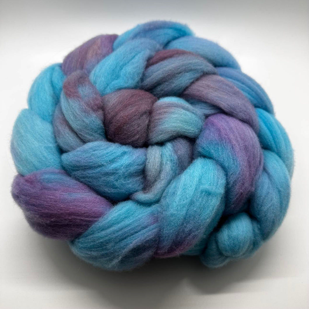Rambouillet (French Merino) Wool Braid (Grbt27) ~ Hand Dyed By Fairytailspun Fiber 4 Oz