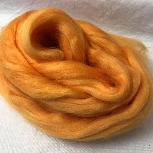 Fine Denier Soft Golden Orange Blending Nylon Super Soft! ~ Great For Adding To Sock Blends! Add-Ins