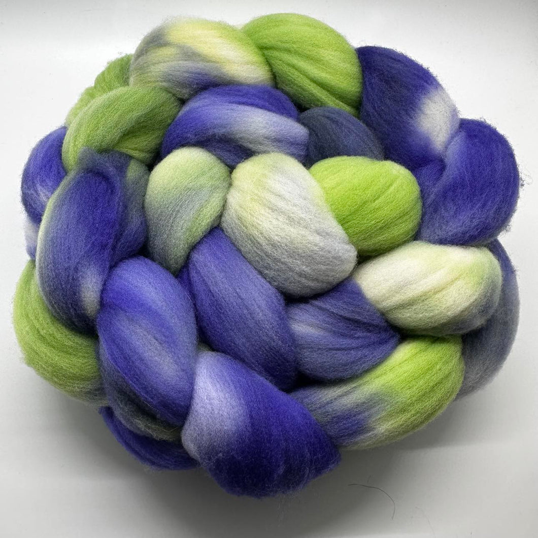 Rambouillet (French Merino) Wool Braid (Grbt23) ~ Hand Dyed By Fairytailspun Fiber 4 Oz
