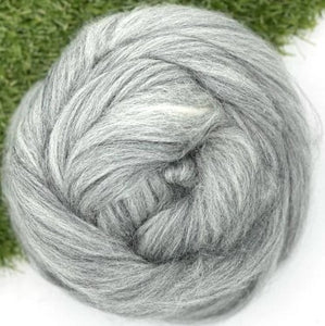 Bluefaced Leicester Grey Wool Top / 4 oz