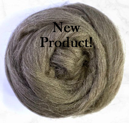 Bergschaf Natural Grey Wool Top / 4 oz.