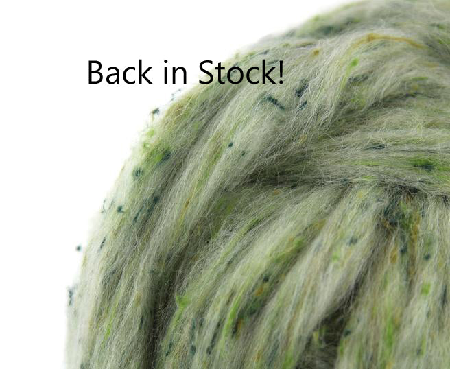 Green Tweed Top ~ 'Heritage Green' ~ Wool/Viscose Blend / 4 oz