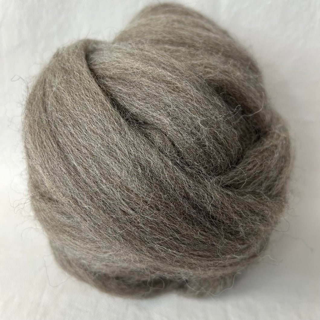 Jacob Natural Grey Wool Top, 4 oz.