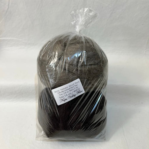 Jacob Natural Wool Pack Fiber Tasting #NF22 / 5.8 oz