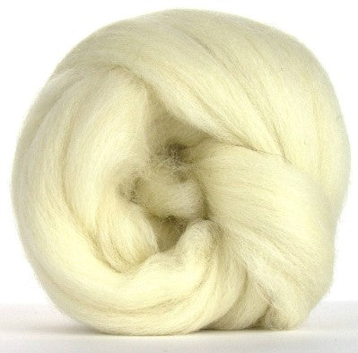 Kent Romney ~ Natural White Wool Top 4 oz