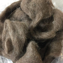 Llama Roving ~ Dark Brown ~ Natural Spinning Fiber / 1 oz