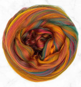 Bamboo Top Dyed Spinning Fiber ~ Loriini / 2 Oz Add-Ins