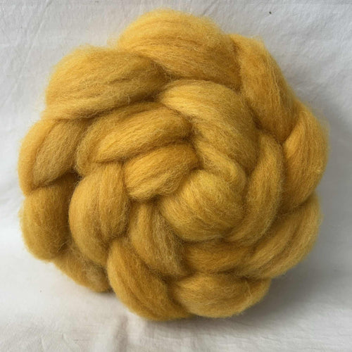 Marshmallow, SW Merino/Nylon Wool Top Braid (MM10) ~ Hand Dyed ~ 4 oz
