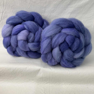 Marshmallow, SW Merino/Nylon Wool Top Braid (MM1) ~ Hand Dyed ~ 4 oz