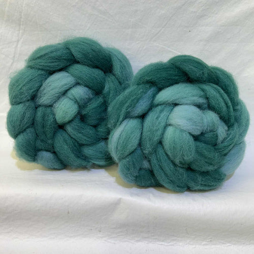 Marshmallow, SW Merino/Nylon Wool Top Braid (MM2) ~ Hand Dyed ~ 4 oz