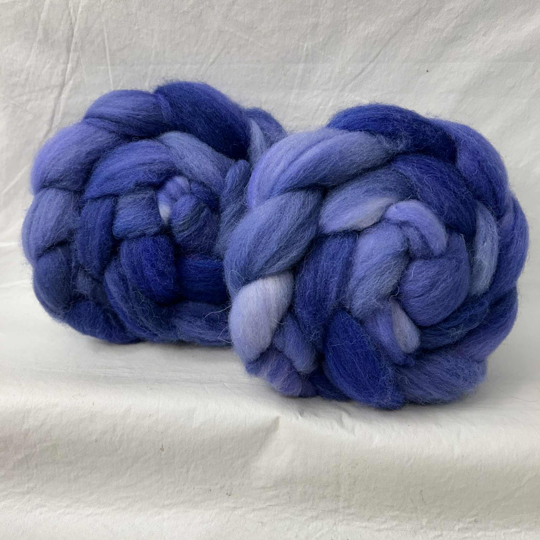 Marshmallow, SW Merino/Nylon Wool Top Braid (MM3) ~ Hand Dyed ~ 4 oz